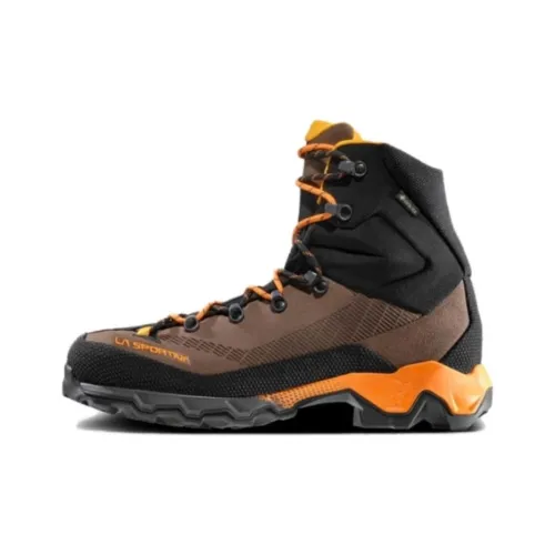 LA SPORTIVA Уличная обувь Высокий топ Коричневый Черный Мужской