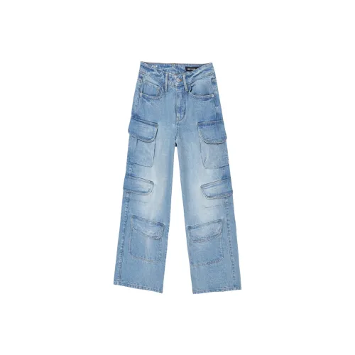 ABLE JEANS Женские Винтажный Небесно-Синий