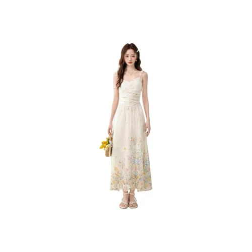 SKYA Slip Платье Женское Абрикос