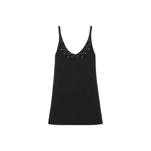 CELINE SS25 Slip Платье Женское Черное