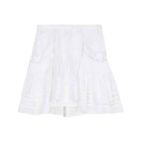 ISABEL MARANT ETOILE FW24 Повседневные короткие юбки Женские Белые