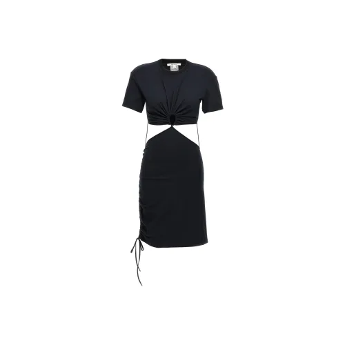 Nensi Dojaka Короткий рукав Платье Женское Черное