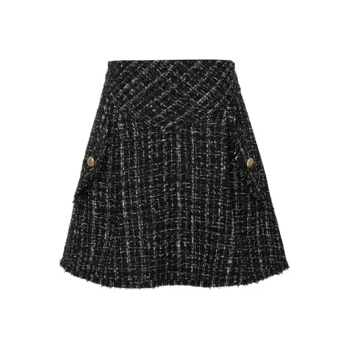D'zzit Черная Женская Повседневная Короткая Юбка
