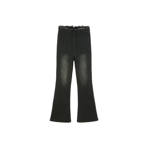 Meat Meat Small Cherries Джинсы Женские Черный