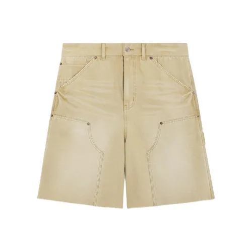 WE11DONE SS24 Джинсовые шорты Женские Бежевый