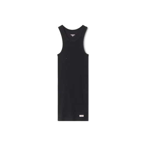 alexander wang Bodywear series Черное Женское платье без рукавов