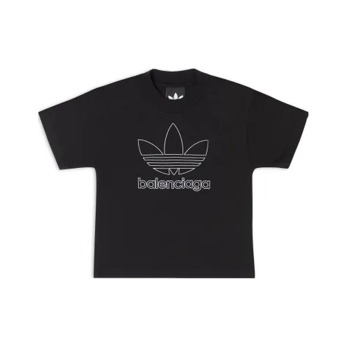 Balenciaga x Adidas Originals SS23 T-Shirt Regular Fit Black Baby