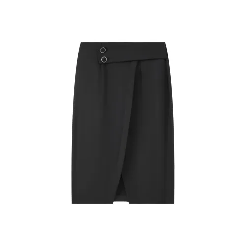 Romon Повседневные короткие юбки Женские Черный