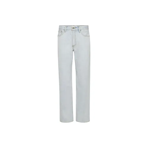 ARITZIA Деним FORUM 90-е Baggy Jean Джинсы Женские Rise BLEU Белый Синий