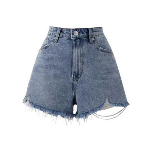 SOON FLOWER Джинсовые шорты Женские Blue