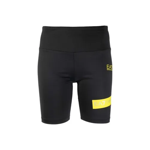 EMPORIO ARMANI Черные Женские Спортивные Шорты