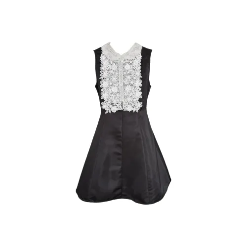 Nooidea Official Без рукавов Платье Женское Черное