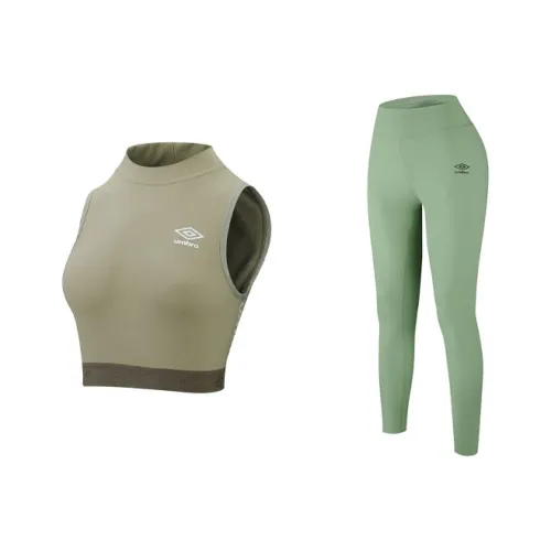 Umbro Набор Carapace Зеленый + Горный зеленый Женские Фитнес-комплекты