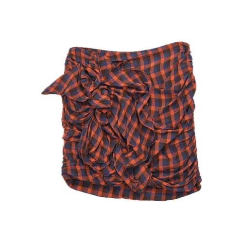 BALLY SS24 Повседневные короткие юбки Женские Red