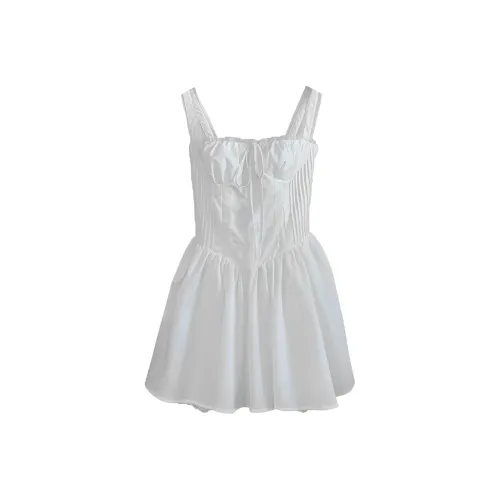 ARIADNAW STUDIO Slip Платье Женское Белое