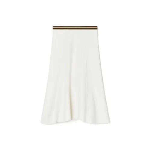 Tory Burch Слоновая кость Женские Повседневные Длинные Юбки
