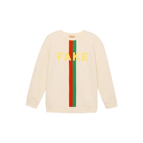 GUCCI Толстовка Fake Not Ecru Baby