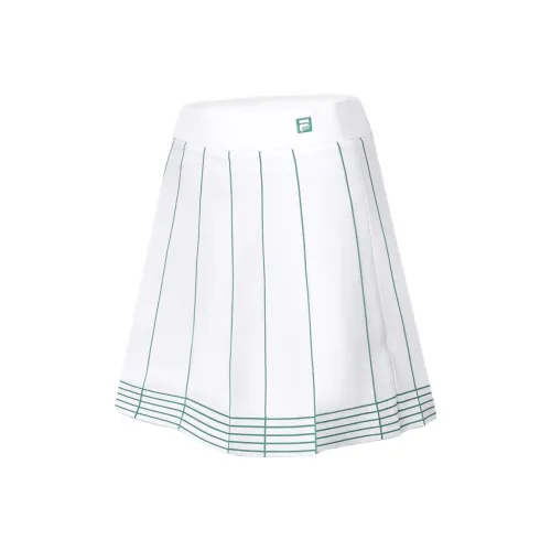 FILA Golf Series Белые Женские Повседневные Короткие Юбки