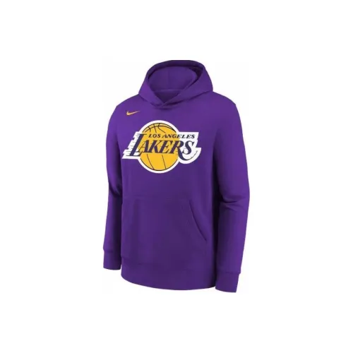 Nike x NBA Толстовка Los Angeles Lakers Фиолетовый Подростки