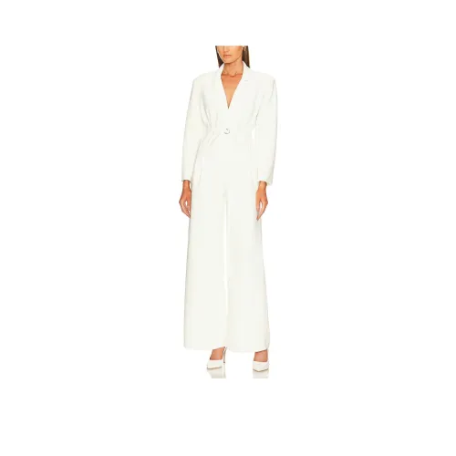 NORMA KAMALI Комбинезон Женский Айвори Белый