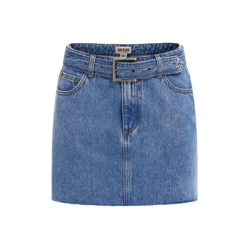 GUESS Джинсовые короткие юбки Женские