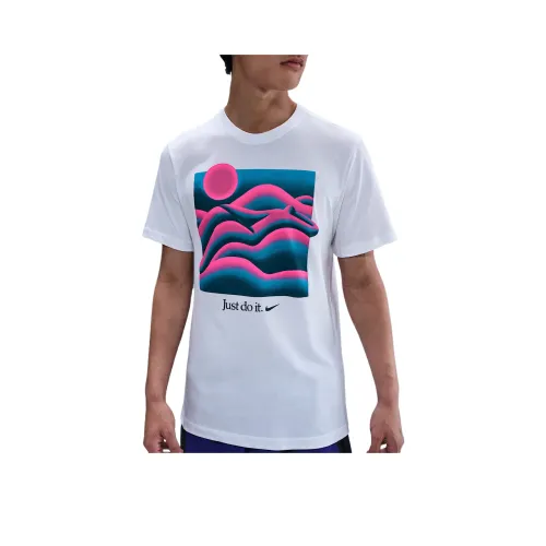 Nike Белый Мужской T-Shirt