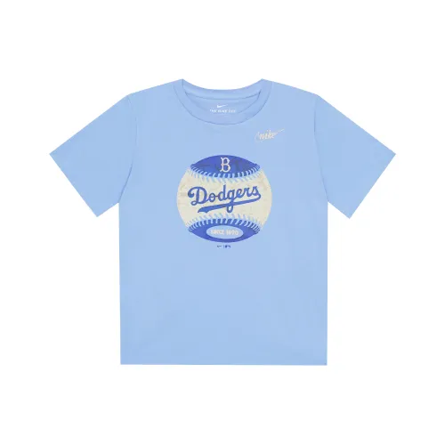 NIKE X MLB Co Бренд Небесно-голубой Kids Футболки