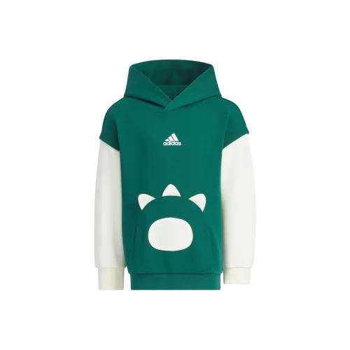 Adidas Куртки Пальто Sportswear KNIT Толстовка Лесной зеленый Экрю Детский