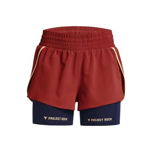 Under Armour Женские спортивные шорты красного цвета