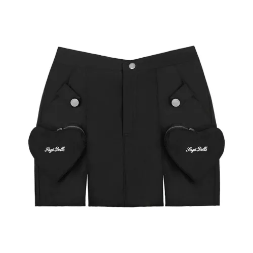 Sagidolls Повседневные короткие юбки Женские Черный