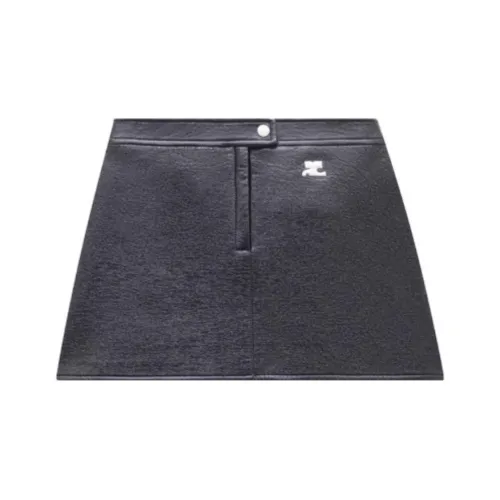 COURREGES Темно-синие Женские Повседневные Короткие Юбки