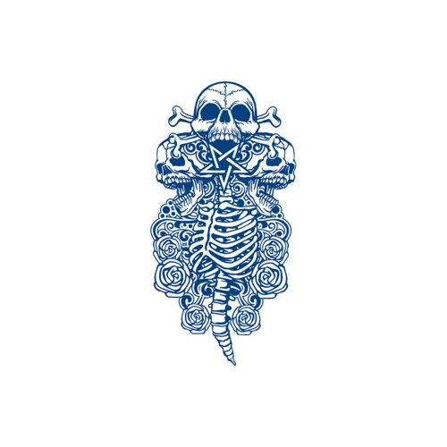 LIEJI BONES OF Любовь Травяной Tattoo Наклейка