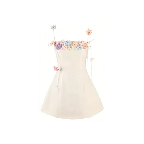 HeartyBite Slip Платье Женское Абрикос