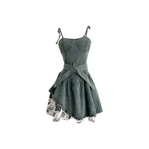 SNZX Синие Женские Слиплатья