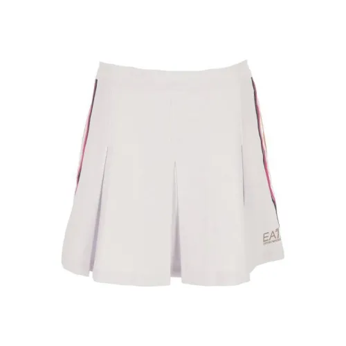 EMPORIO ARMANI EA7 SS23 Джинсовые короткие юбки Женские Белые