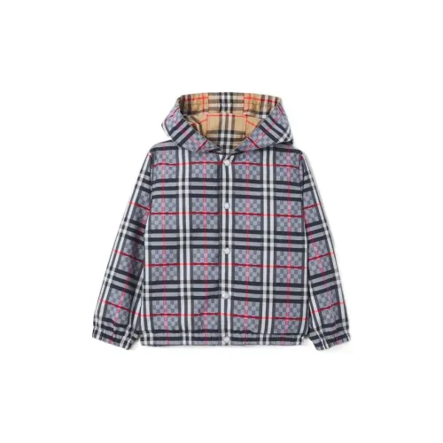 Burberry Светло-синий Kids Куртки