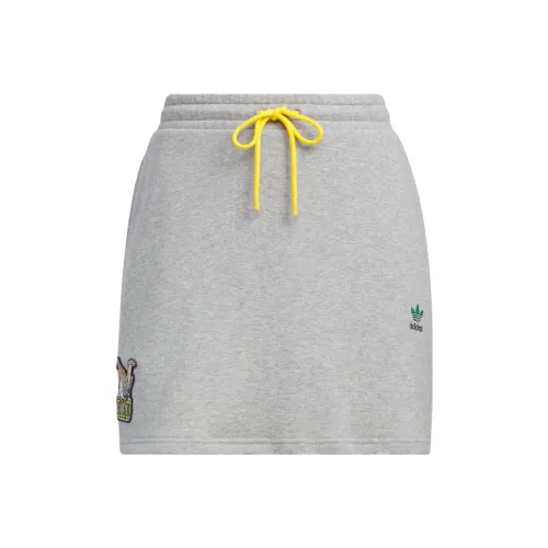 Adidas Originals Adidas Originals X Disney Повседневные короткие юбки Женские Средний Фотиния Серый