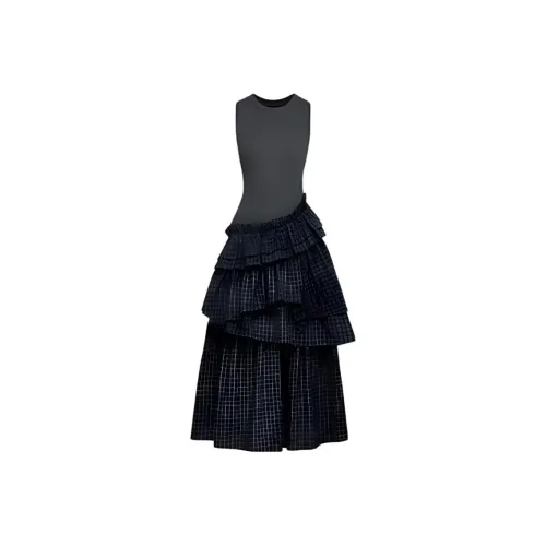 COHX Без рукавов Платье Женское Черное