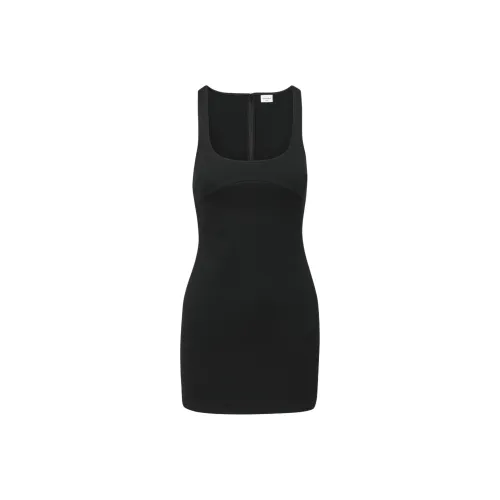 ARITZIA Sunday Best Licorice Ponte Платье Slip Платье Женские Черный