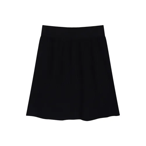 Garbege Черная Женская Повседневная Короткая Юбка