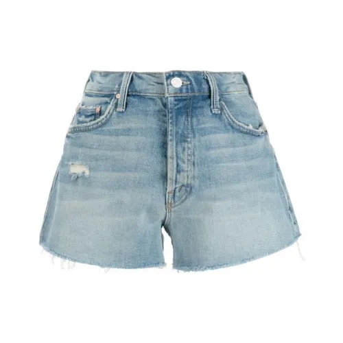 Mother Джинсовый синий Женские Джинсовые шорты