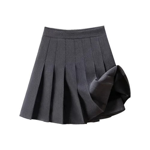 Cypress House Повседневные короткие юбки Женские Темно-серый