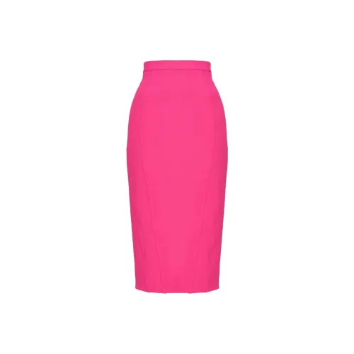 PINKO Розовые Женские Повседневные Длинные Юбки