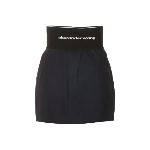 alexander wang Темно-синий Женские Повседневные Короткие Юбки