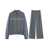 Gray Set (Coat + Pants)  
Серый комплект (Пальто + Брюки)