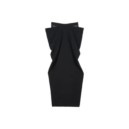 HEYMARKET Черная Женская Повседневная Длинная Юбка