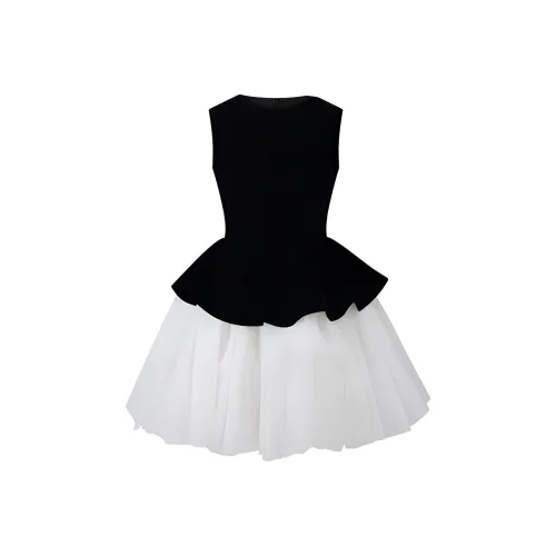 Nooidea Official Без рукавов Платье Женское Черное