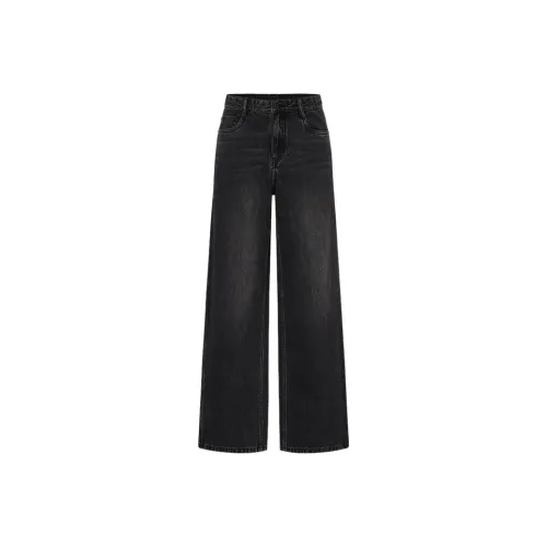 MO CO Denim Черные Женские Джинсы