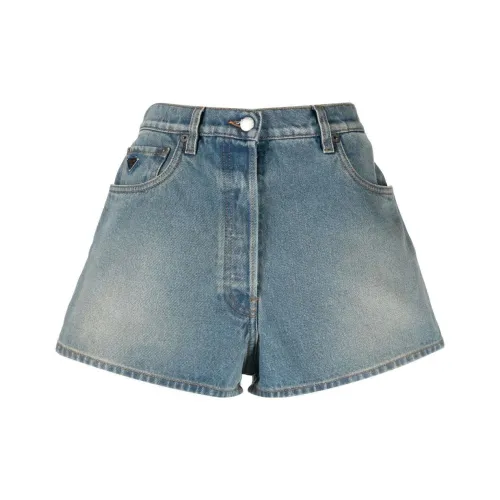 PRADA Джинсовые шорты Женские Blue
