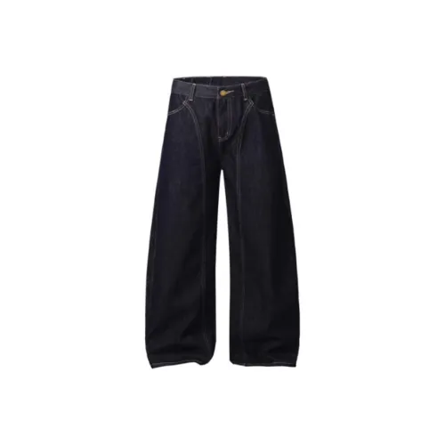 YINLEI Джинсовый синий Унисекс Джинсы